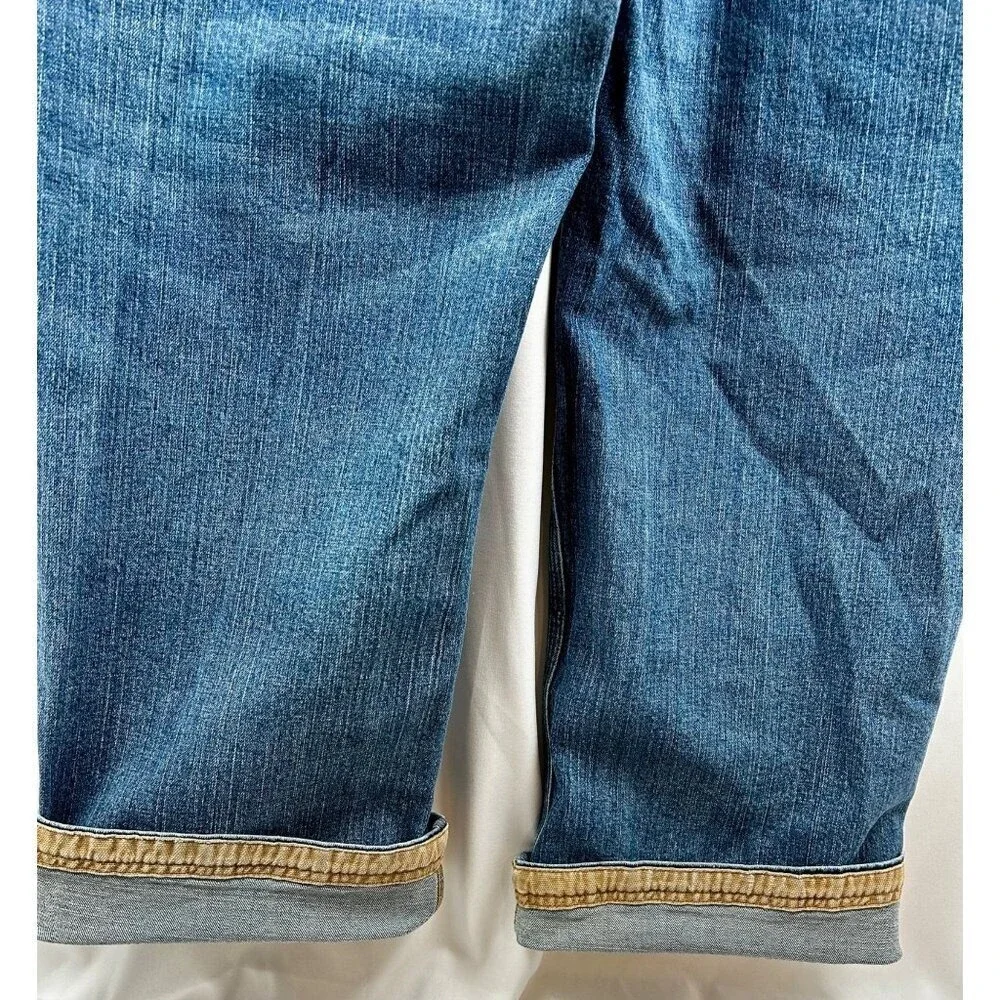 Duluth Trading Flex Ballroom Jeans 44x32 Relaxed Fit Mens Blue Denim‎ Cotton